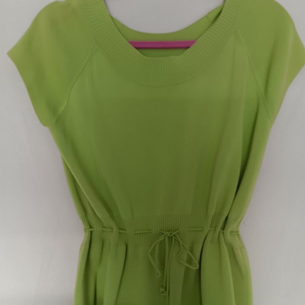 Uniform John Paul Richard Green Women's Blouse Size XL